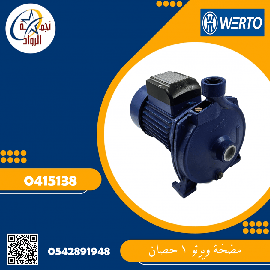 مضخة ويرتو 1 حصان 220V