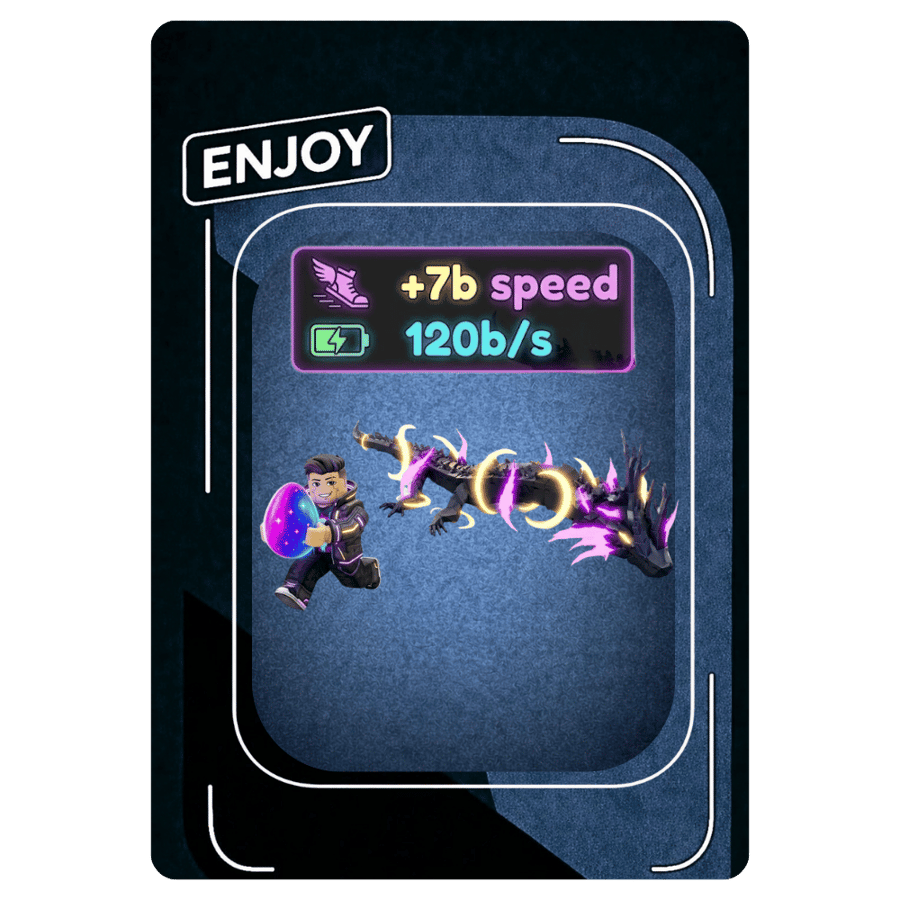 +120b/s  and  +7b speed حساب steal an egg