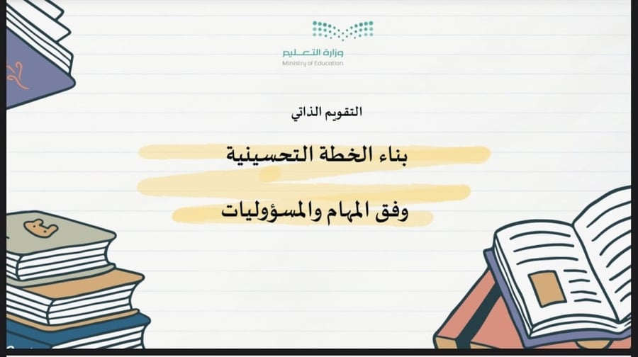 ملف الخطة التحسينية للتقويم الذاتي 1448هـ