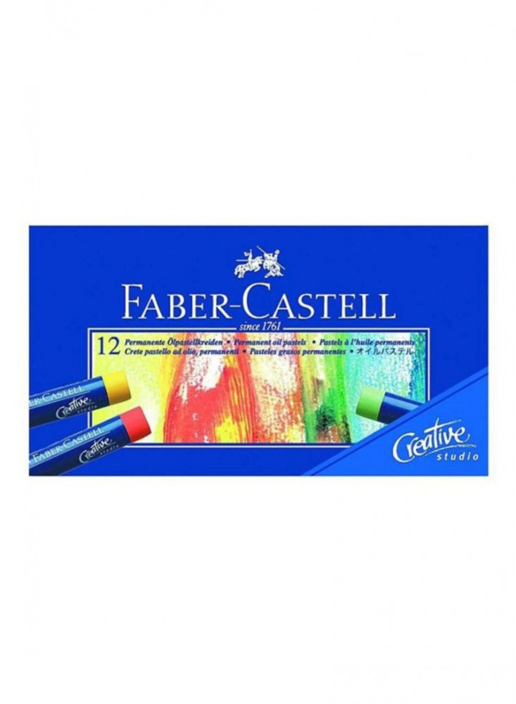 Faber Castell - باستل طباشيري زيتي - ١٢ لون