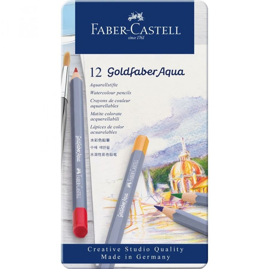 Faber Castell - أقلام ملونة مائية - ١٢ لون