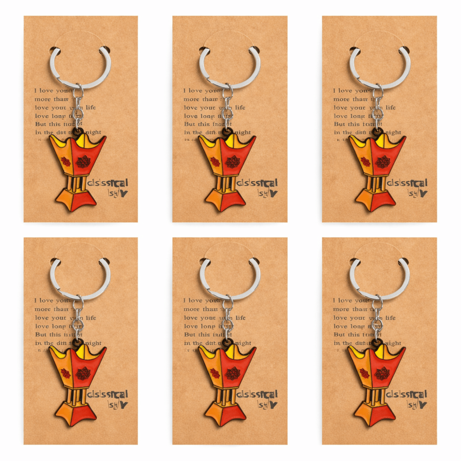 Medal in the shape of a incense burner (6 pieces)