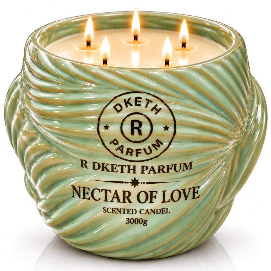 شمعة آر دكث بارفيوم نكتار أوف لوف المعطّرة – 3000 جرام  R Dketh Parfum Nectar of Love Scented Candle – 3000g