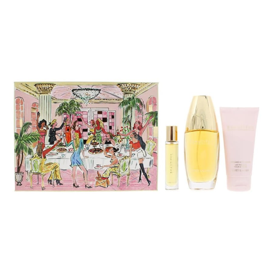 طقم استي لودر بيوتفل او دو بارفيوم (عطر 75مل + عينة 10مل + بودي لوشن 75مل)