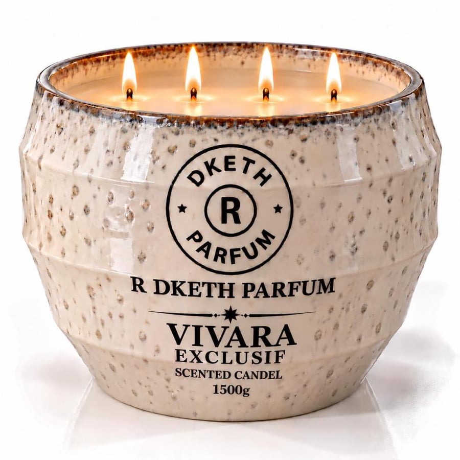 شمعة آر دكث فيفارا إكسكلوسيف المعطّرة – 1500 غرام R Dketh Parfum Vivara Exclusif Scented Candle – 1500g