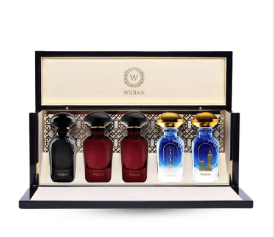بوكس مجموعة عطور وديان 5*50مل ( اسوان -ليوا -لندن - صحارى -بلاك 1)