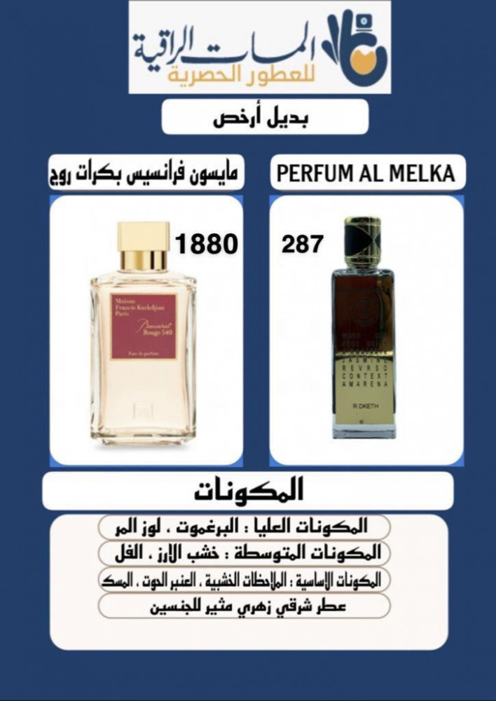 عطر مستوحى عطر  رويال دكت برفيوم الملكة حجم 50 مل تستر
