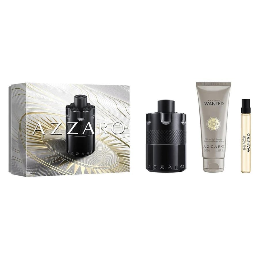 مجموعة أزارو الأكثر طلباً: عطر 100 مل + عطر 10 مل + جل للجسم 75 مل