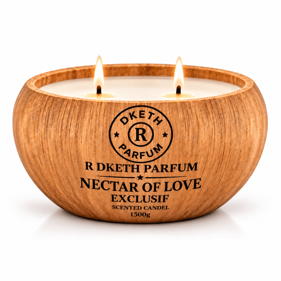 شمعة آر دكث بارفوم نكتار أوف لوف إكسكلوسيف المعطّرة 1500 جرام R Dketh Parfum Nectar of Love Exclusif Scented Candle 1500 g