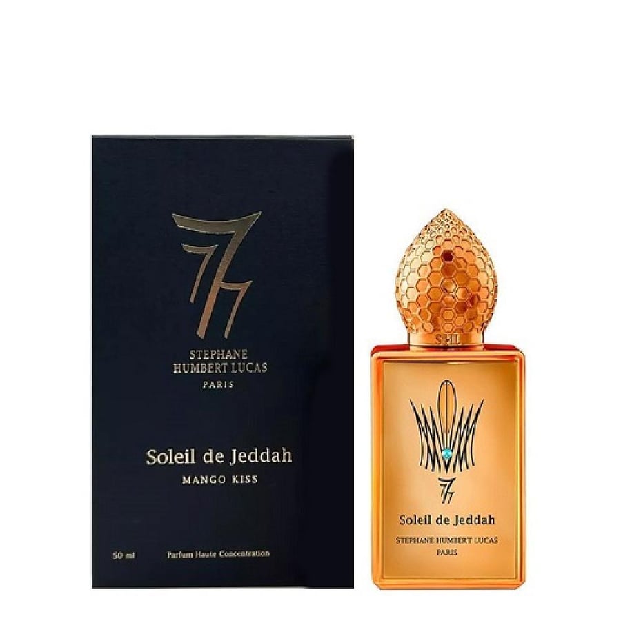 عطر سوليل دي جدة مانجو كيس او دو بارفان للرجال والنساء ستيفان هومبرت لوكاس 50مل Soleil De Jeddah Mango Kiss Eau de Parfum Women and Men Stephane Humbert Lucas 777