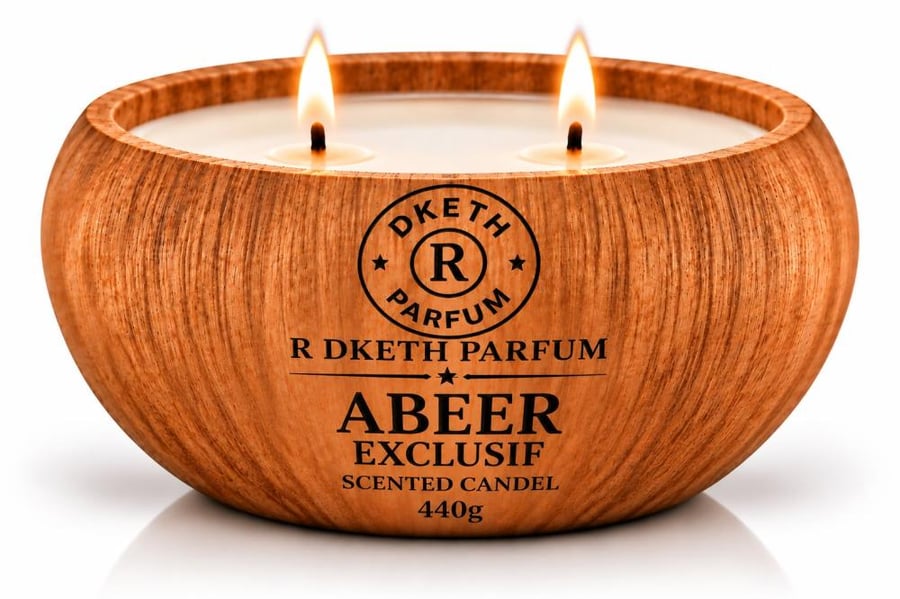 شمعة آر دكث عبير إكسكلوسيف المعطّرة – 440 غرام R Dketh Parfum Abeer Exclusif Scented Candle – 440g