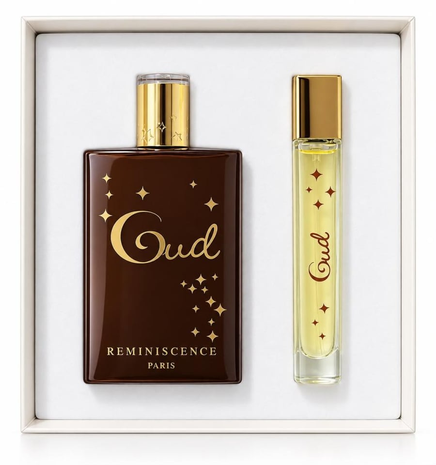 عطر رمنسس عود طقم 100مل مع العينه خلاصه العطر