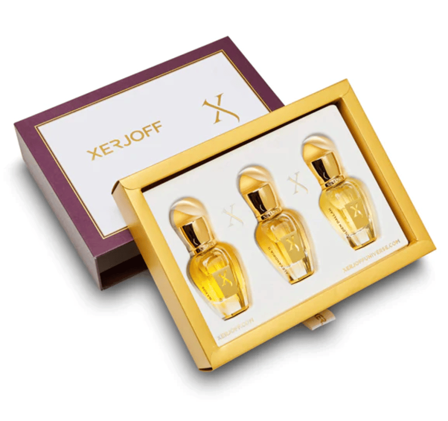 طقم عطر ديسكفرى من زيرجوف مكون من ثلاث عطور عطر الكسندريهlll+عطر ناكسوس+عطر دله