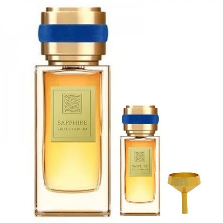عطر سنغنشر سافير حجم 100مل مع عينه هديه مجانيه