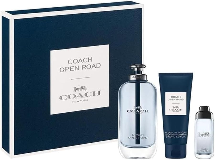 طقم كوتش نيويورك اوبن رود اودي تواليت رجالي 100مل+عطر بخ 15 مل +شور جل 100 مل