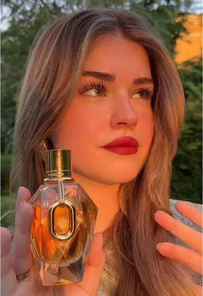 طقم عطر باكو رابان مليون جولد 90 مل + 5 مل + بودي لوشن 100 Millon gold for her