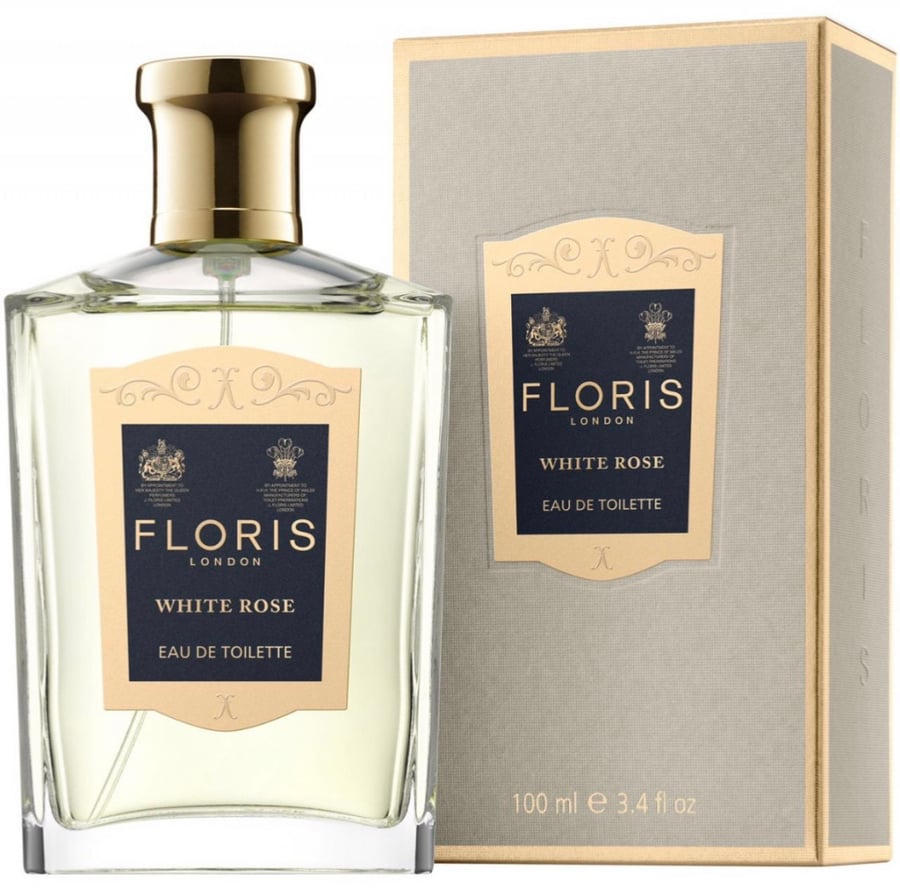 عطر فلوريس WHlTE ROSE حجم 100مل