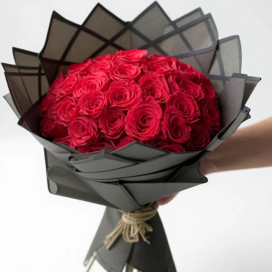 باقة 30 روز احمر