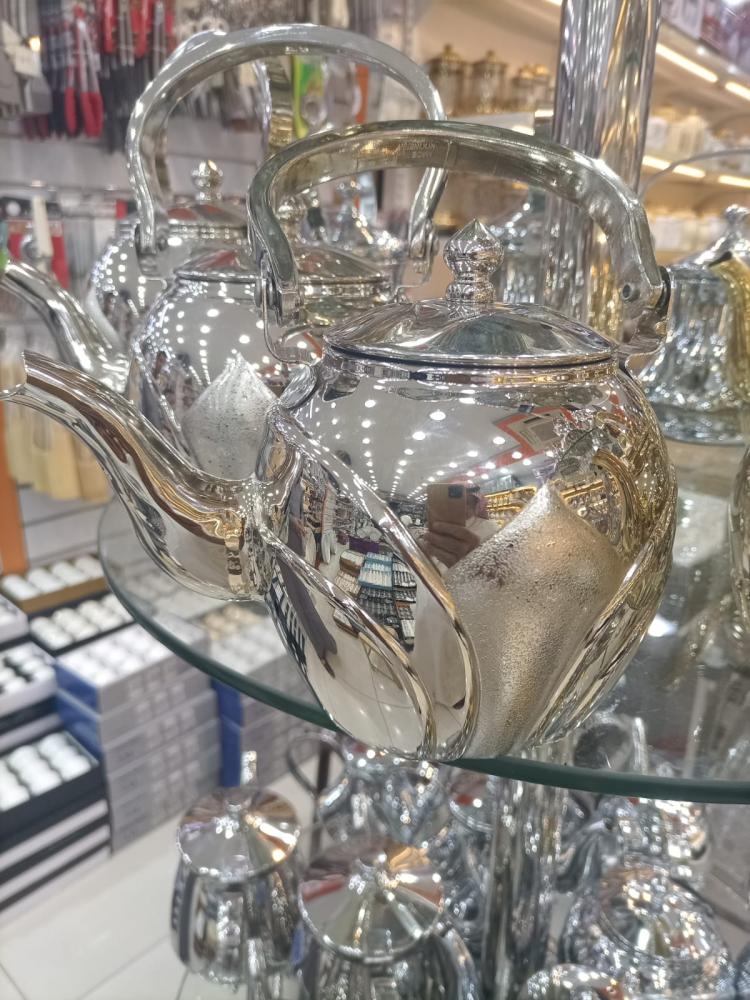 Set of teapots - pitcher - tea of excellence, Alseif, silver