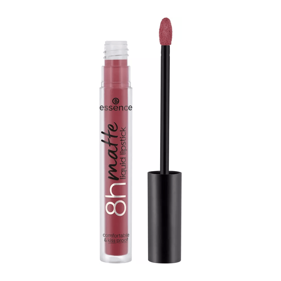 Matte liquid lipstick, 8 hours, from Essence - 08 Dark Berry