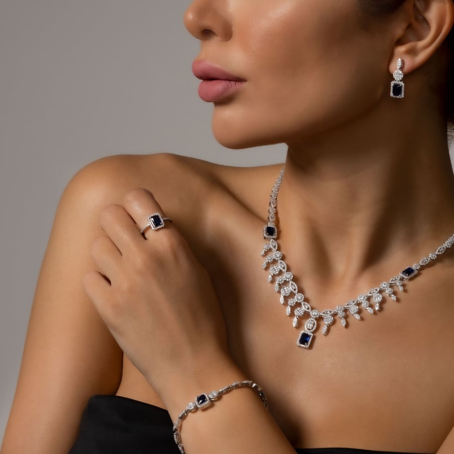 اكسسوار طقم سهرة كبير BMG1301-SBU7