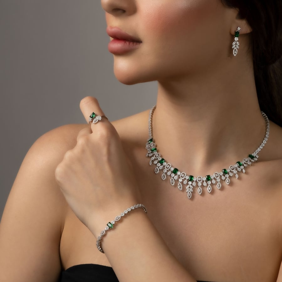 اكسسوار طقم سهرة كبير BMG1304-SG7
