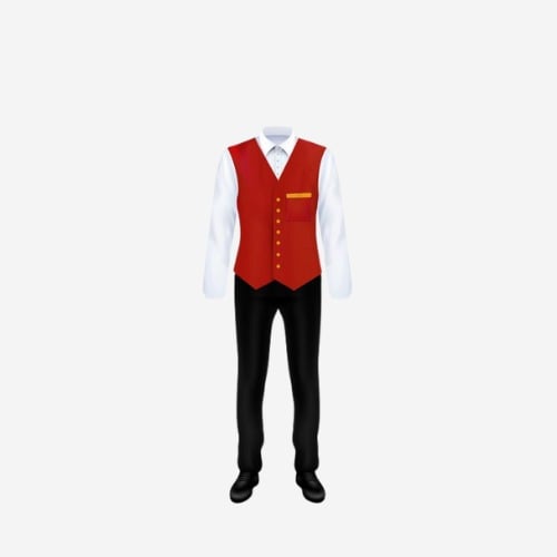 طقم تي بوي / زي فريق التقديم والضيافة (Tea Boy / Hospitality Attendant Uniform)