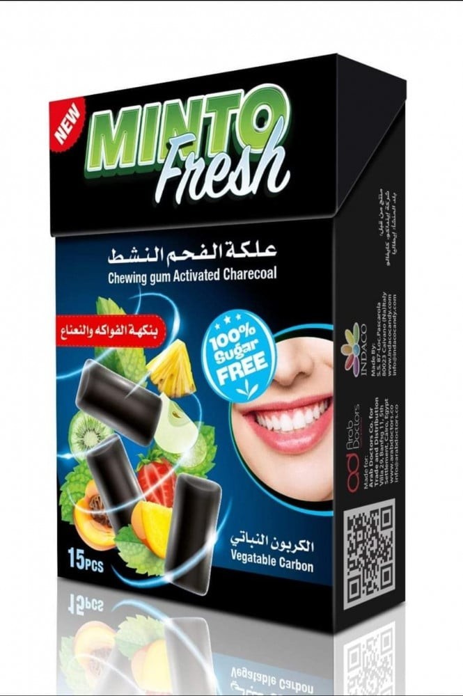 منتوفريش علكة فواكه ونعناع