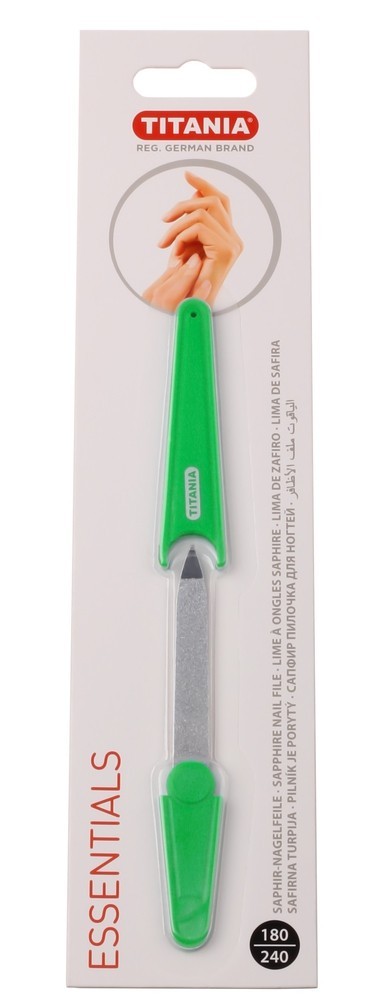 تيتانيا مبرد اظافر ملون مع غطاء 1048