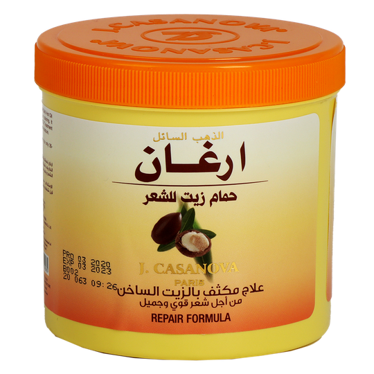 جي كازنوفا الذهب السائل بالارجان علاج مكثف بالزيت الساخن 500 جم