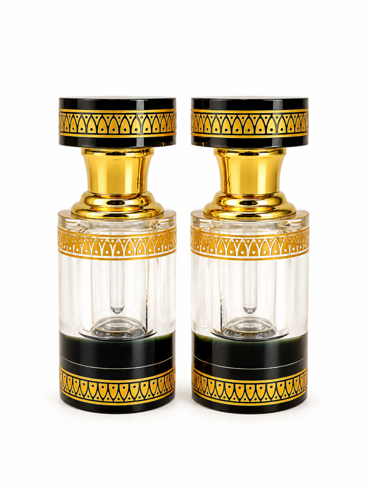 كرستال فاخر بنقش اسود ( ربع تولة )