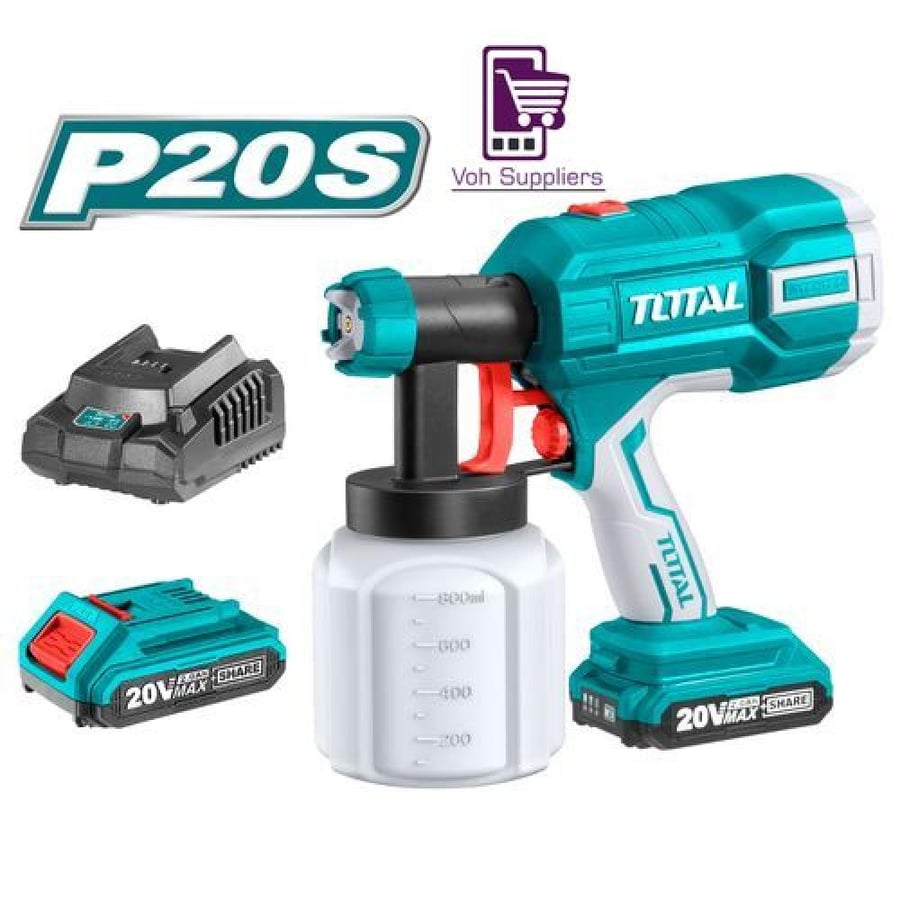 مسدس بويا على البطارية 20V TSGLI20406 TOTAL