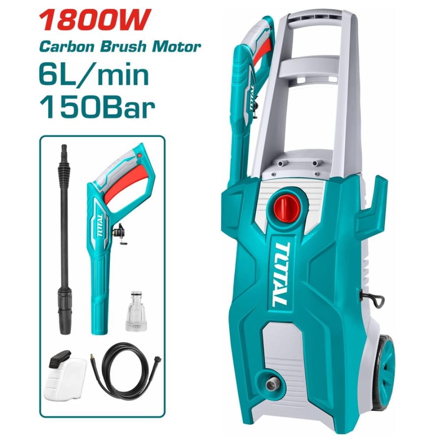 ماكينة غسيل سيارات TOTAL توتال 1800W-150BAR TGT11356