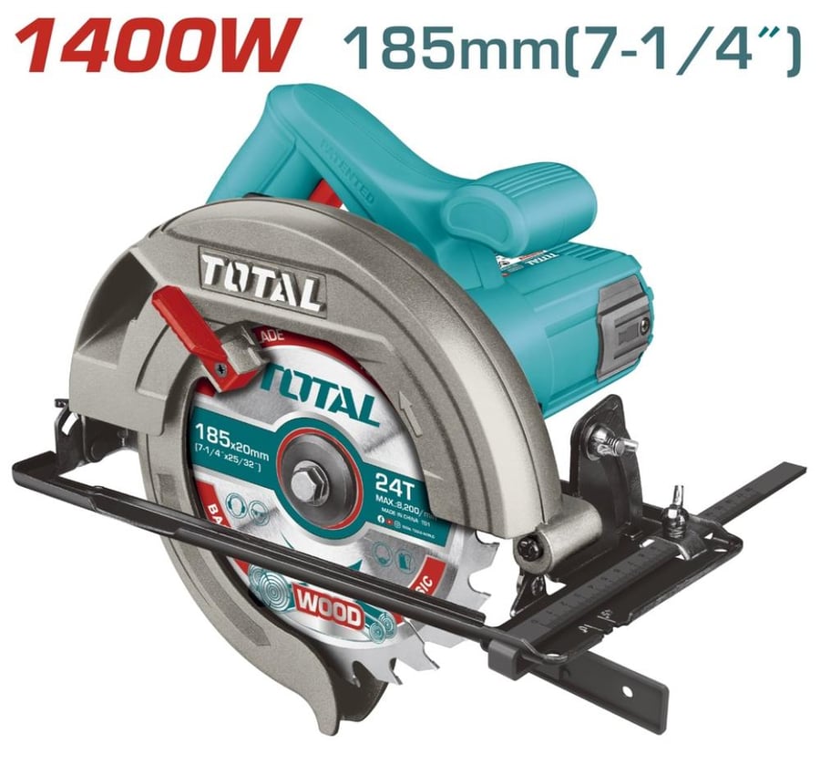 قصاصة خشب دائري 7\" 1400W TS11418526 TOTAL
