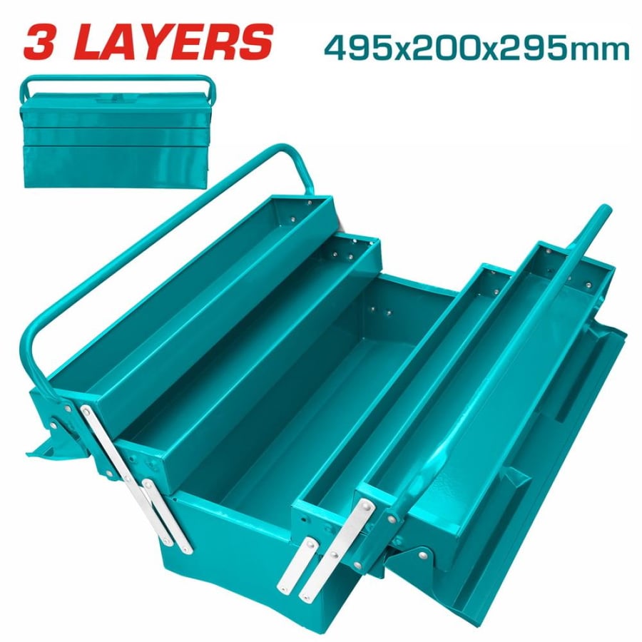 TOTAL THT10701 Tool box box of tools 50*20 3 layers
