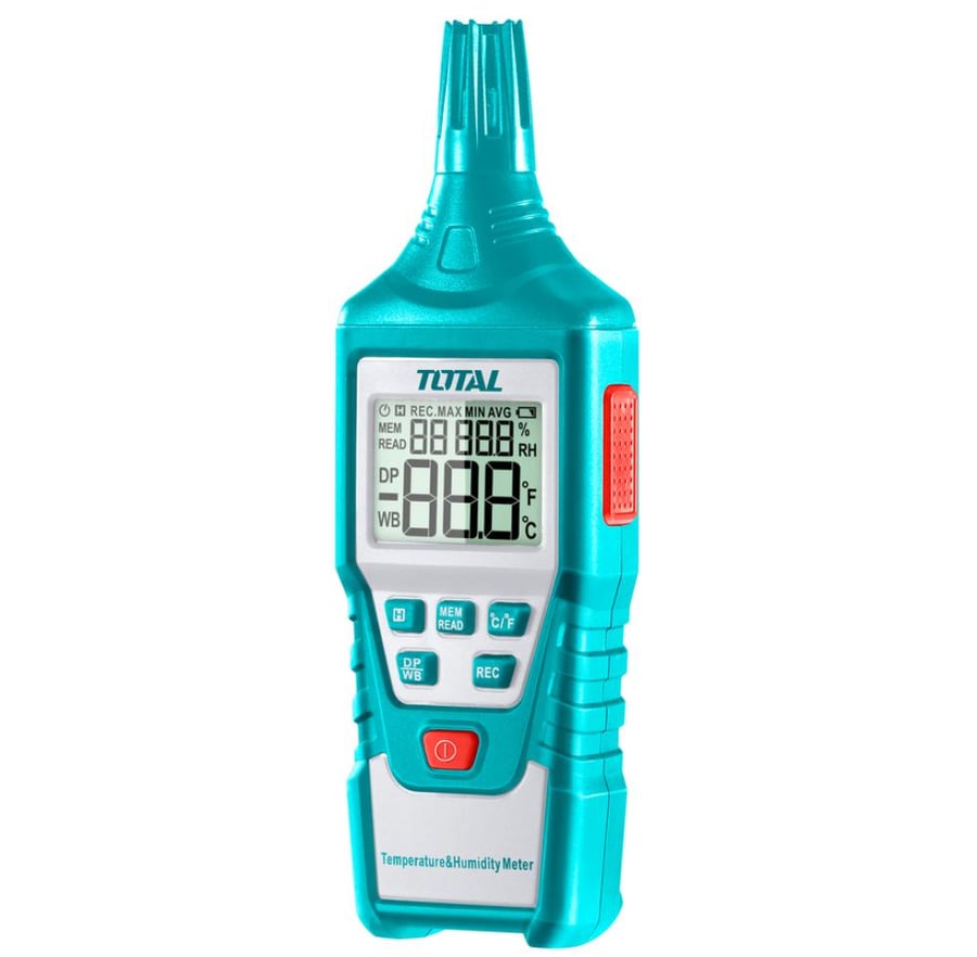 مقياس الرطوبة ودرحة الحرارة -20?~60?(-4?~140?) Digital Humidity&Temperature Meter TETHT01 TOTAL