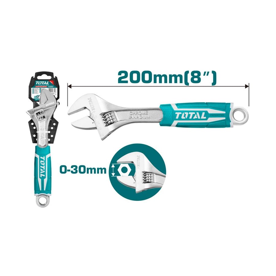 مفتاح اسبانا يد فيبر TOTAL توتال "8-200mm THT101086