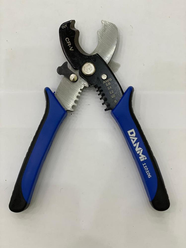Cable cutter with stripper 200 mm size 8 DANMI