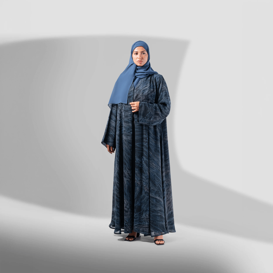 عباية ملونة بقماش ناعم
