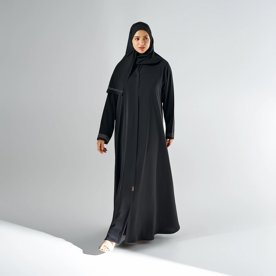 عباية كلوش ناعمة من الحرير