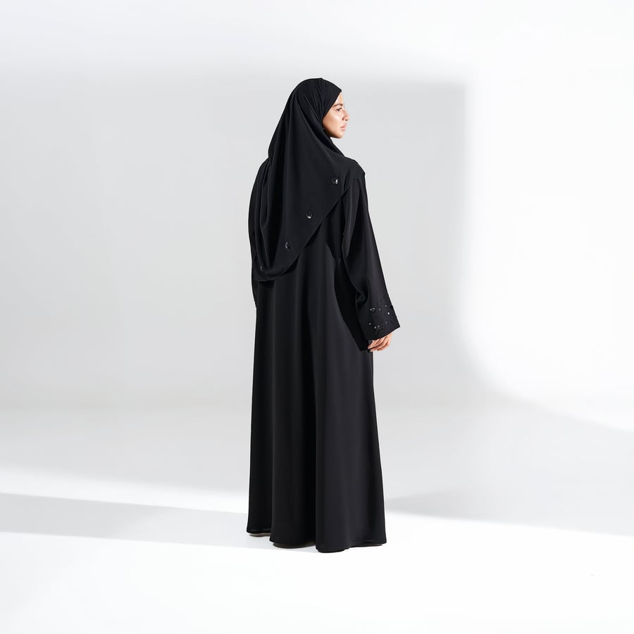 عباية نص كلوش من الكريب كوبا