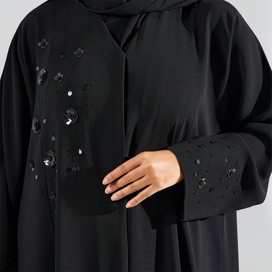 عباية نص كلوش من الكريب كوبا