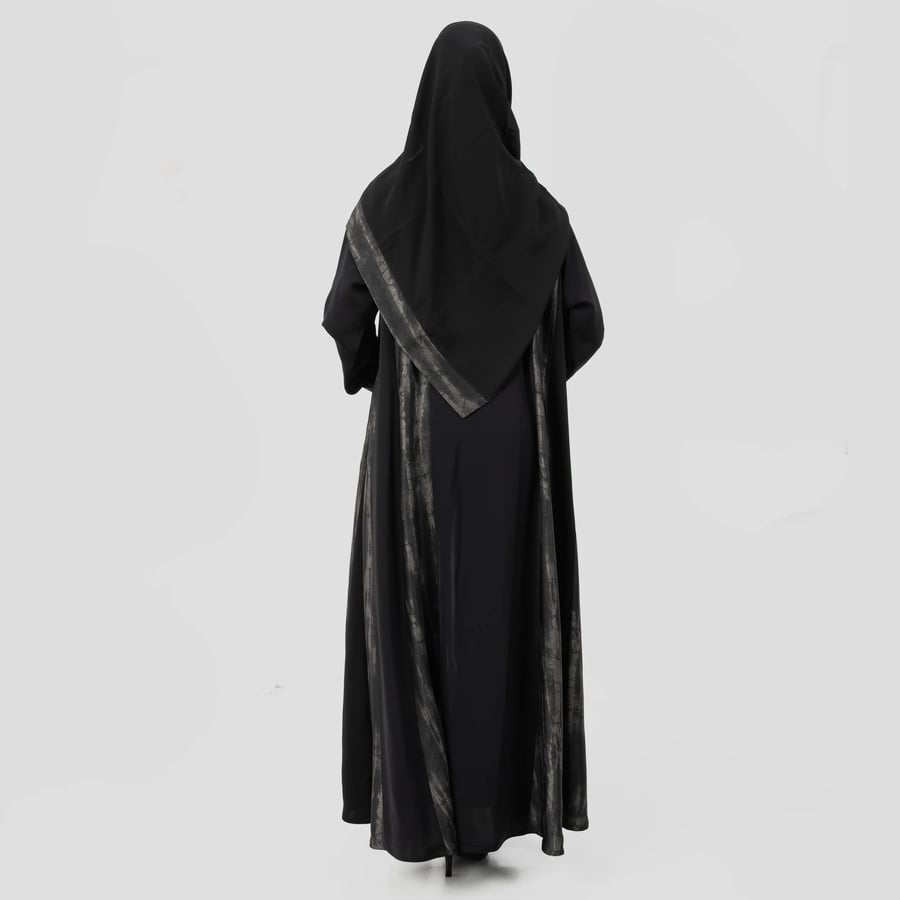عباية لف ناعمة من الحرير بلاك دايموند