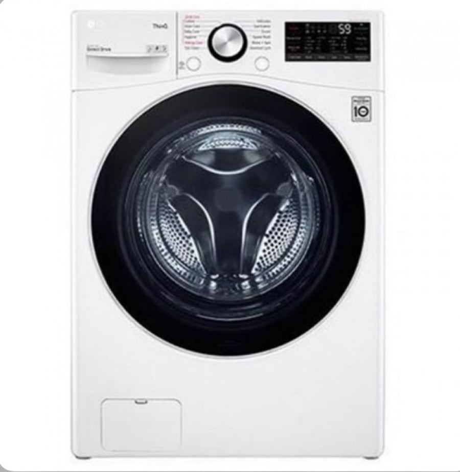 LG Front Load Washer, Wash/Dry, 14kg/8kg, White
