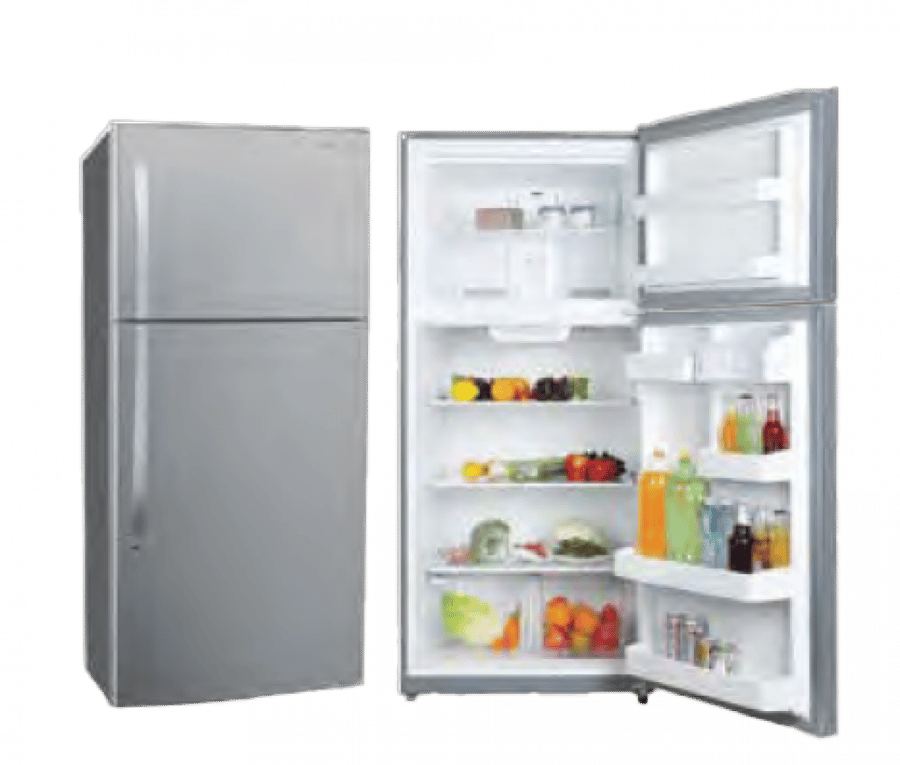 Super General refrigerator, 18.1 feet, steam steel, model KSGR663, Super General