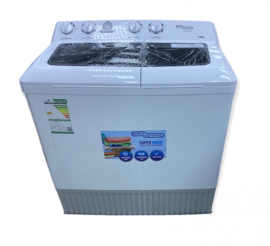 Twin tub washing machine - Super General - 14 kg
