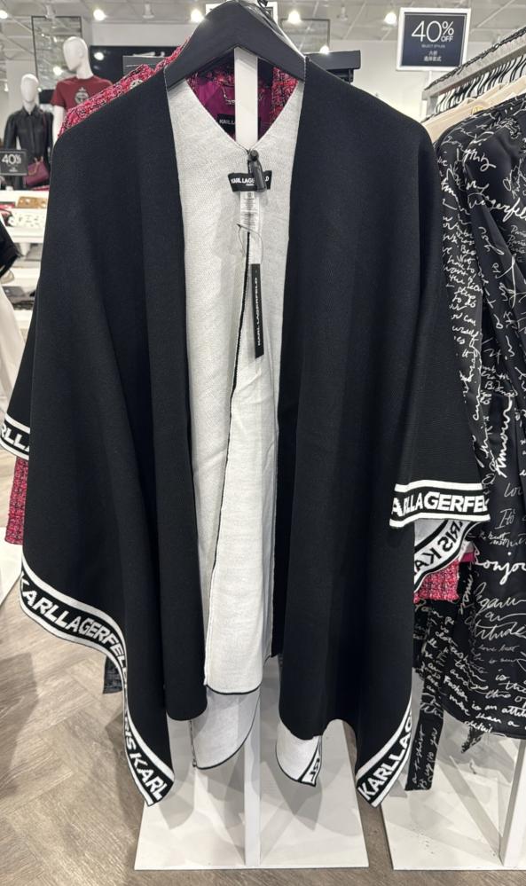 A scarf by Karl Lagerfeld