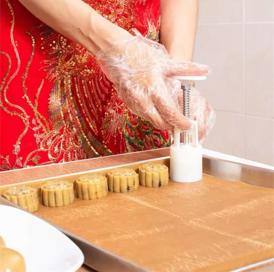 قالب معمول وبسكويت كبس دائري متعدد الاشكال ( 6 اشكال )