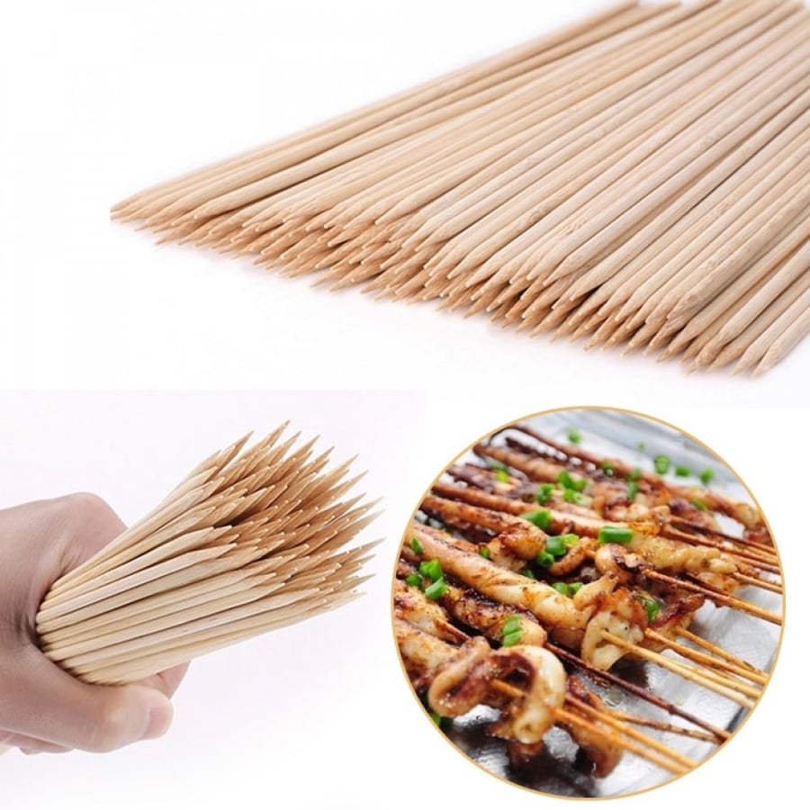 اعواد شواء خشب عريضة 5mm (متوفر 3 مقاسات)