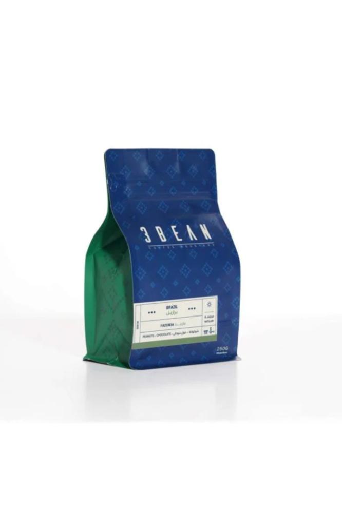 3 Beans Brazil Fazenda Coffee Beans 250 g